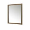 James Martin Vanities Glenbrooke 36in Mirror, Whitewashed Walnut 735-M36-WWW